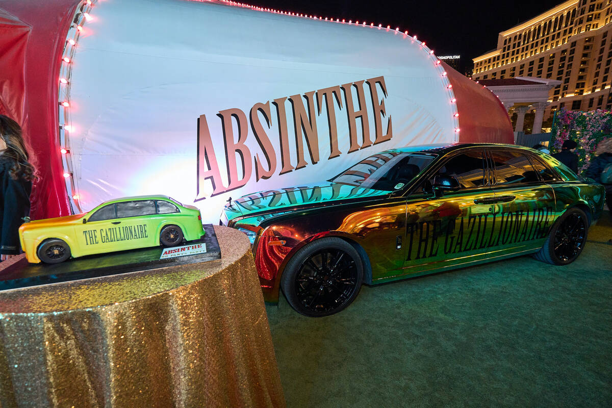 The Gaz Roller is shown during "Absinthe's" 12th anniversary at Caesars Palace on Monday, April ...