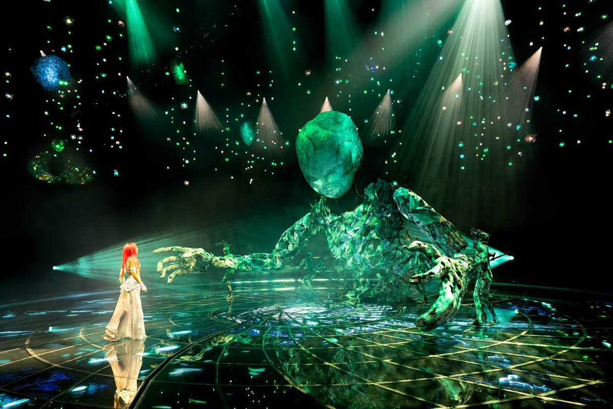 A scene from "Awakening," a lavish show at Wynn Las Vegas. (Wynn Las Vegas)