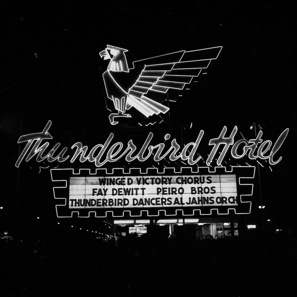 The Thunderbird Hotel for New Year's Eve on Dec. 31, 1955. (Las Vegas News Bureau)