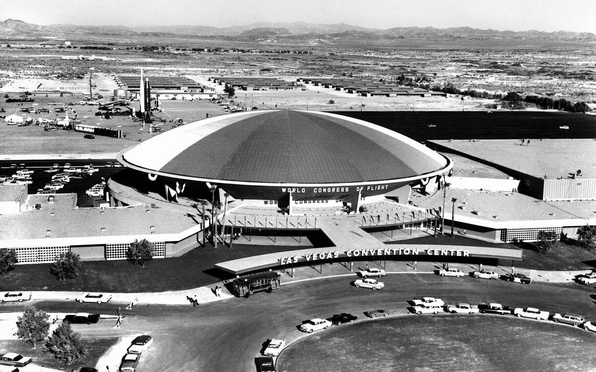 The World Congress of Flight was the first convention held at the Las Vegas Convention Center o ...