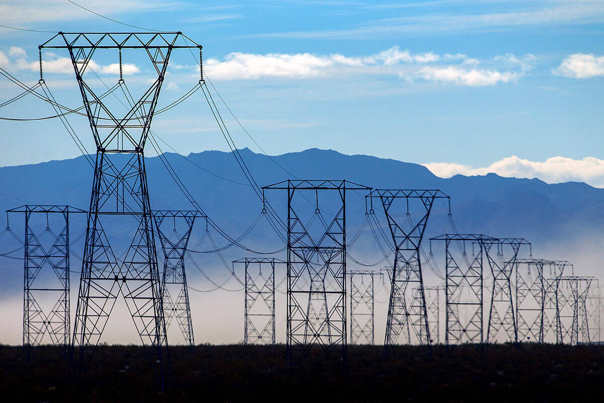 Winds in the Las Vegas Valley could gust to 30 mph or more on Monday, April 17, 2023, according ...