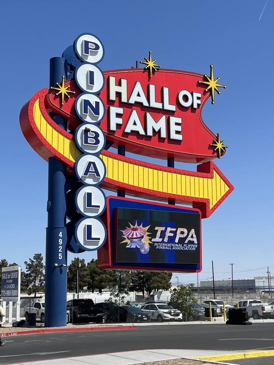 The Pinball Hall of Fame at 4925 Las Vegas Blvd. South. (Justin Razavi/Las Vegas Review-Journal)