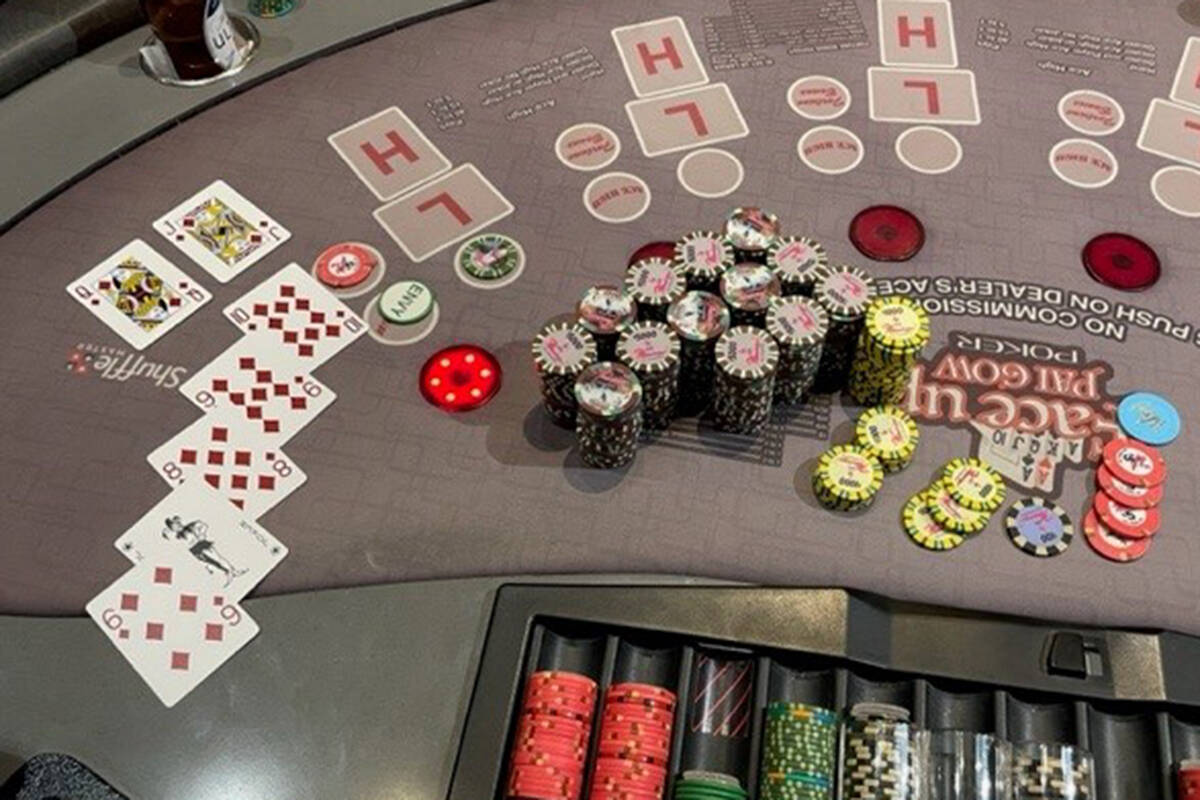 A player hit a mega progressive jackpot for $1,333,121 on Pai Gow Poker on Tuesday, April 18, 2 ...