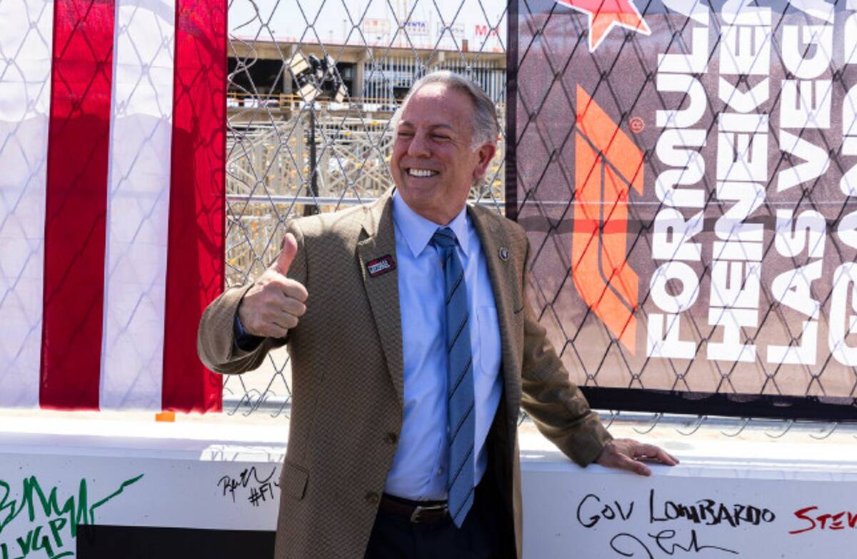 Gov. Joe Lombardo, seen in April 2023 in Las Vegas. (Las Vegas Review-Journal)