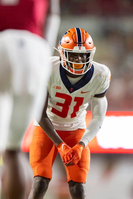 Illinois defensive back Devon Witherspoon (31) during an NCAA football game against the Indiana ...