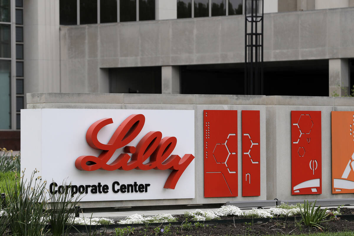 FILE - The Eli Lilly & Co. corporate headquarters are seen in Indianapolis on April 26, 201 ...