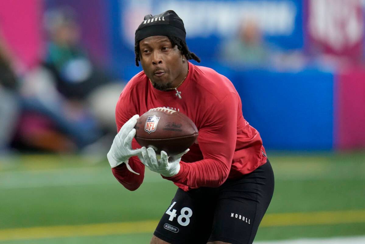 Cincinnati wide receiver Tre Tucker. (AP Photo/Michael Conroy)