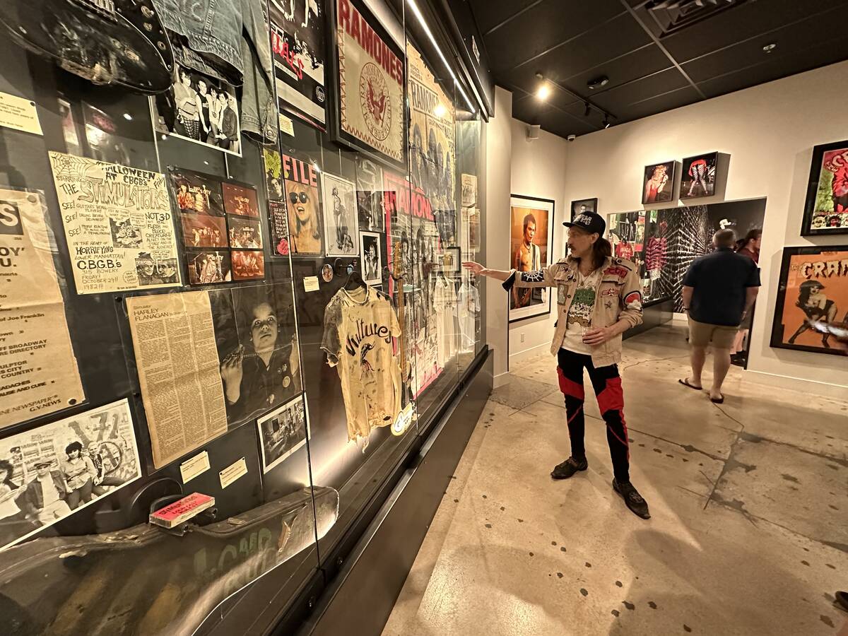 Eugene Hutz the punk band Gogol Bordello is shown at the Punk Rock Museum at 1422 Western Ave. ...