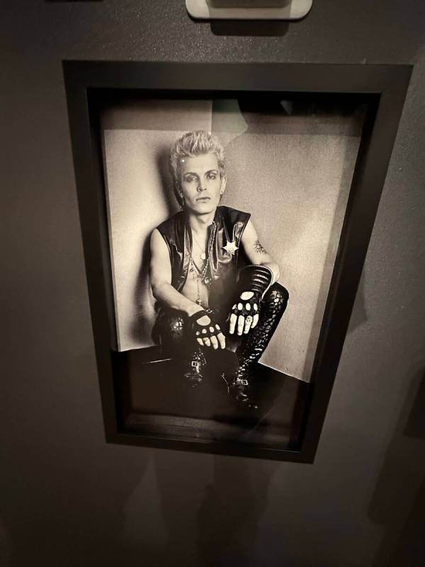 A photo of Billy Idol in his days with Generation X is shown at the Punk Rock Museum at 1422 We ...