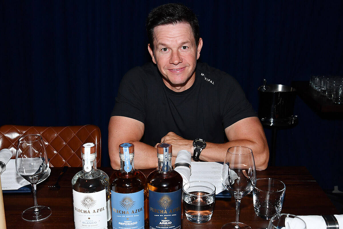 Actor Mark Wahlberg attends the grand opening of Cathédrale Restaurant at ARIA Resort & Casino ...