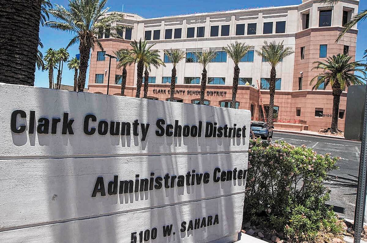 Clark County School District administration building (Las Vegas Review-Journal)