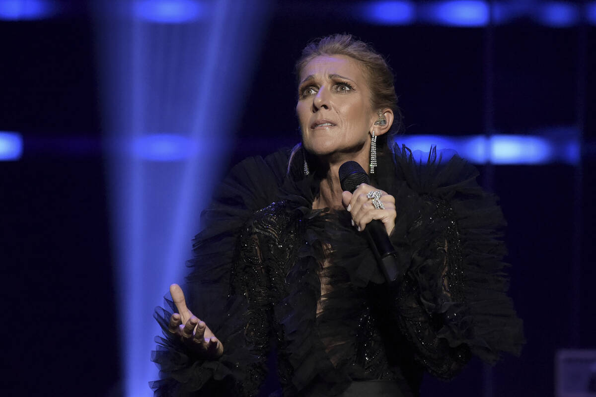 FILE - Celine Dion announces Courage World Tour, set to kick-off on September 18, 2019, during ...