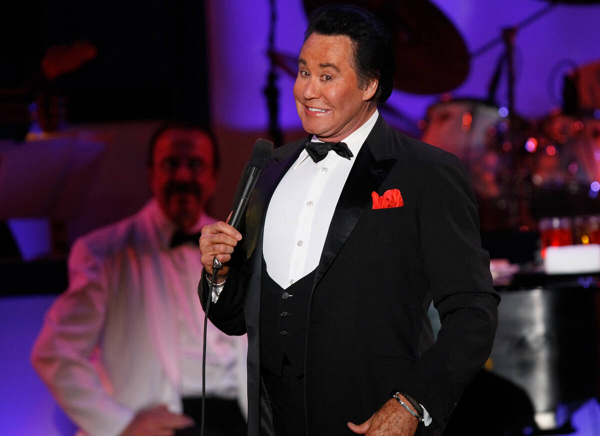 Entertainer Wayne Newton performs during the opening night of his limited-engagement production ...