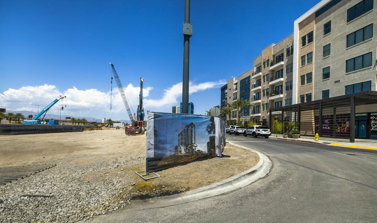 Construction begins on land for Symphony Park 2 and 3 with existing Auric across the street as ...