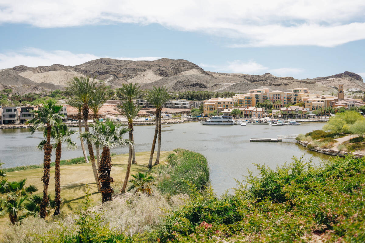 Lake Las Vegas is seen on Wednesday, May 24, 2023, in Henderson. (Madeline Carter/Las Vegas Rev ...