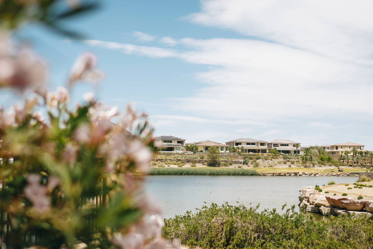 Lake Las Vegas is seen on Wednesday, May 24, 2023, in Henderson. (Madeline Carter/Las Vegas Rev ...