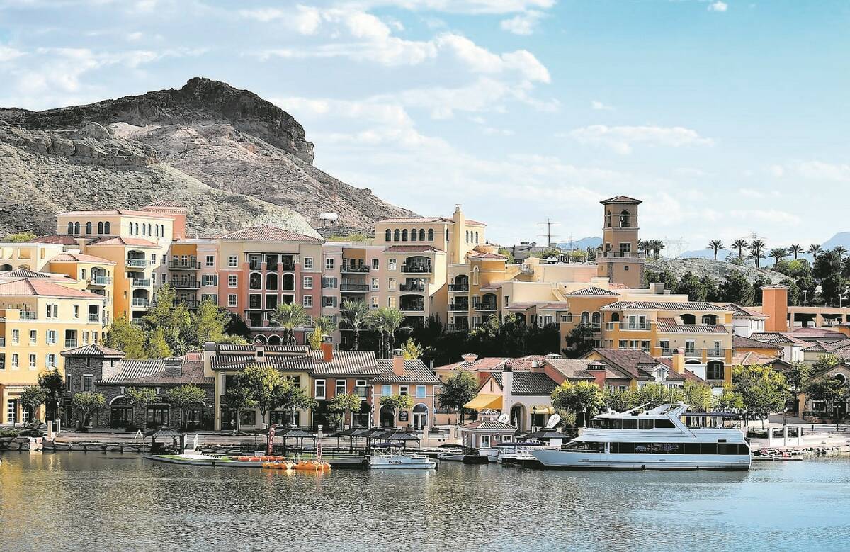 Montelago Village at Lake Las Vegas. (Las Vegas Review-Journal)