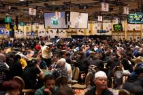 The first day of the World Series of Poker is underway at Horseshoe Las Vegas on Tuesday, May 3 ...