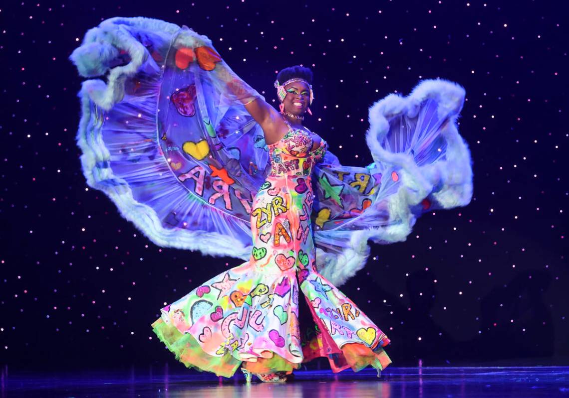 Zyra Lee Vanity, of Montreal, Canada, competes for the Exotic World title during the annual Tou ...