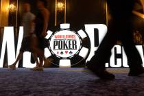 The first day of the World Series of Poker is underway at Horseshoe Las Vegas on Tuesday, May 3 ...