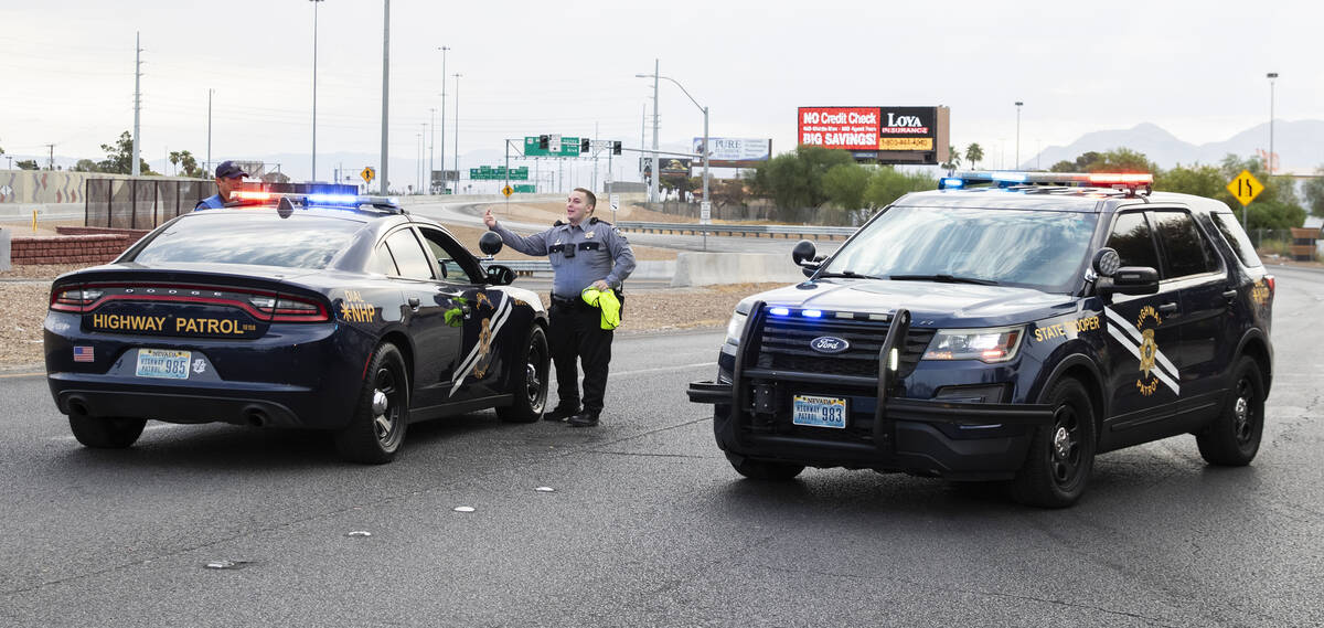 Nevada Highway Patrol (Bizuayehu Tesfaye/Las Vegas Review-Journal)