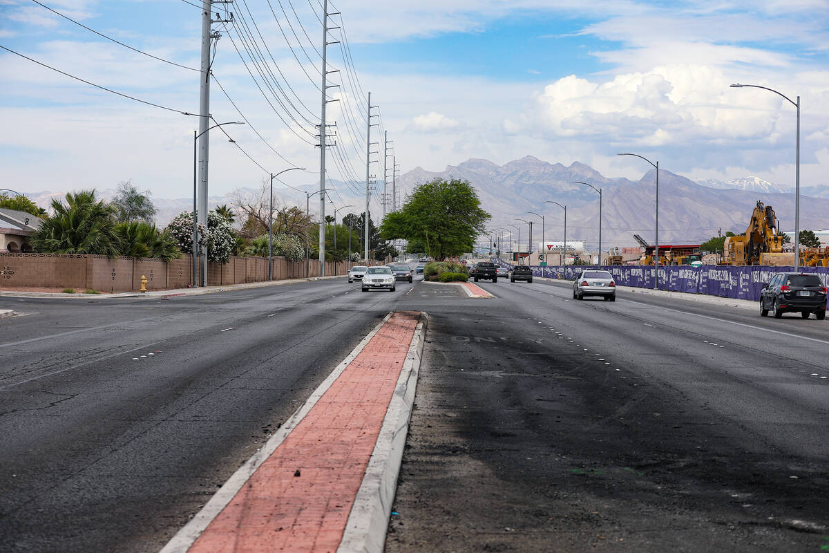 The scene where three people died in a fiery crash involving a stolen car at Carey Avenue and W ...