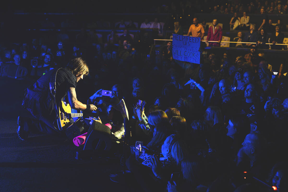 Keith Urban resumes his residency at Planet Hollywood Resort this weekend. (John Shearer)