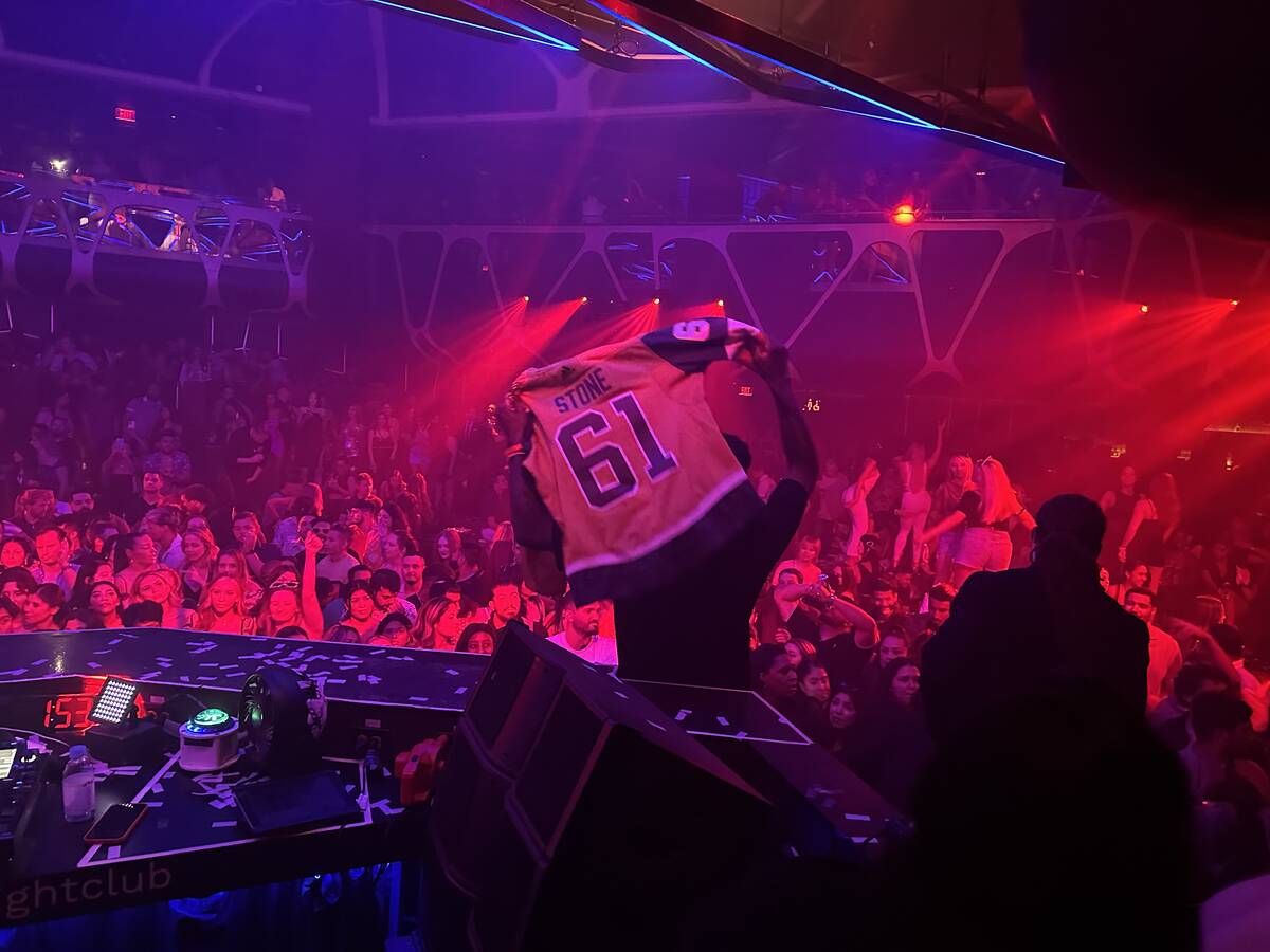 Denver Nuggets forward Jeff Green sheds his Mark Stone jersey as Hakkasan Nightclub heats up on ...