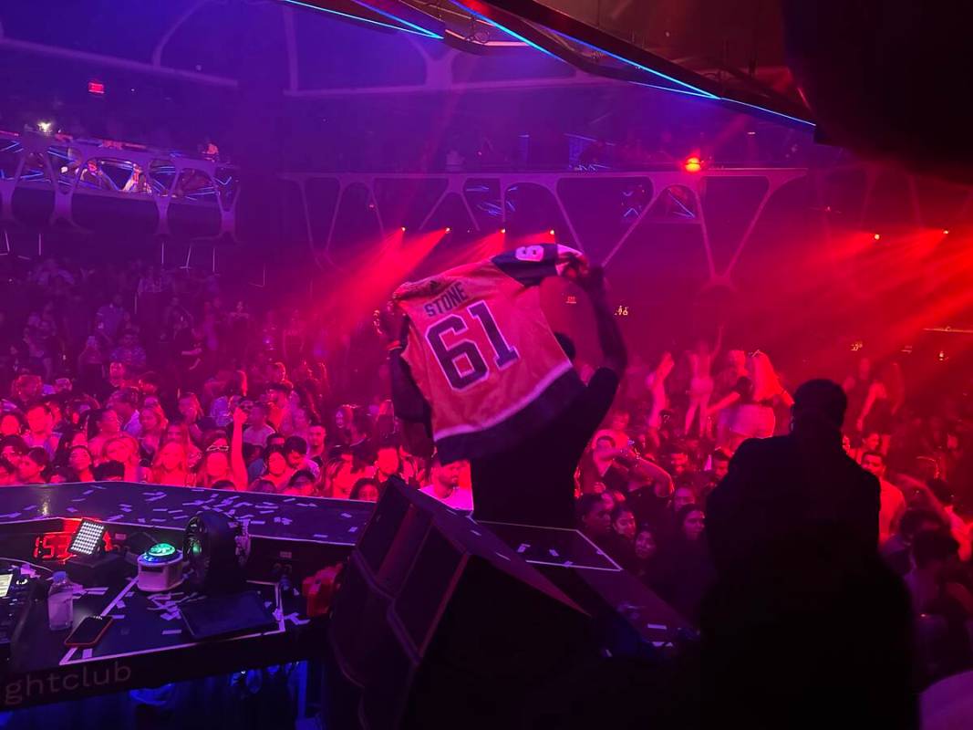 Denver Nuggets forward Jeff Green sheds his Mark Stone jersey as Hakkasan Nightclub heats up on ...