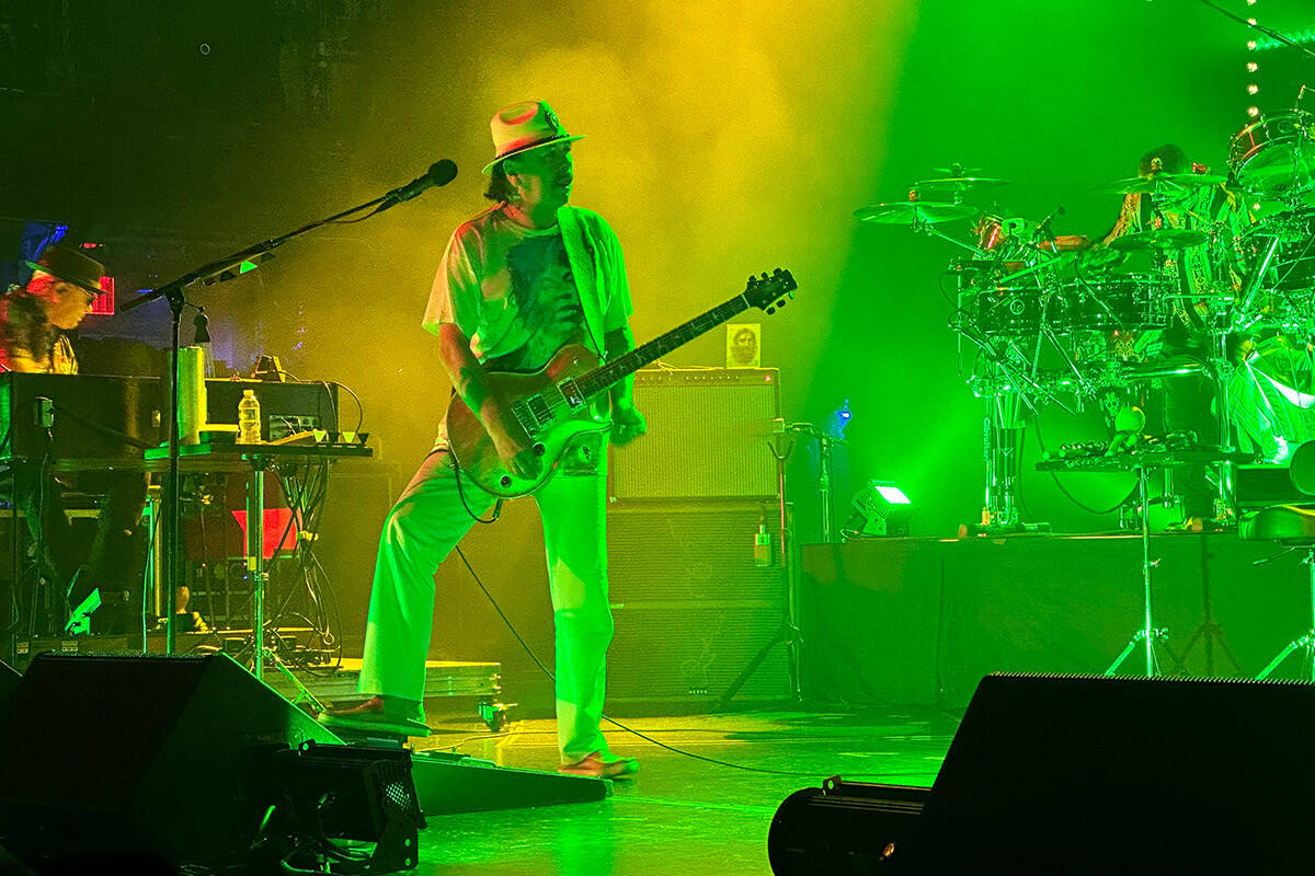 Carlos Santana is shown at Beacon Theatre in New York, after a premiere of his documentary "Car ...