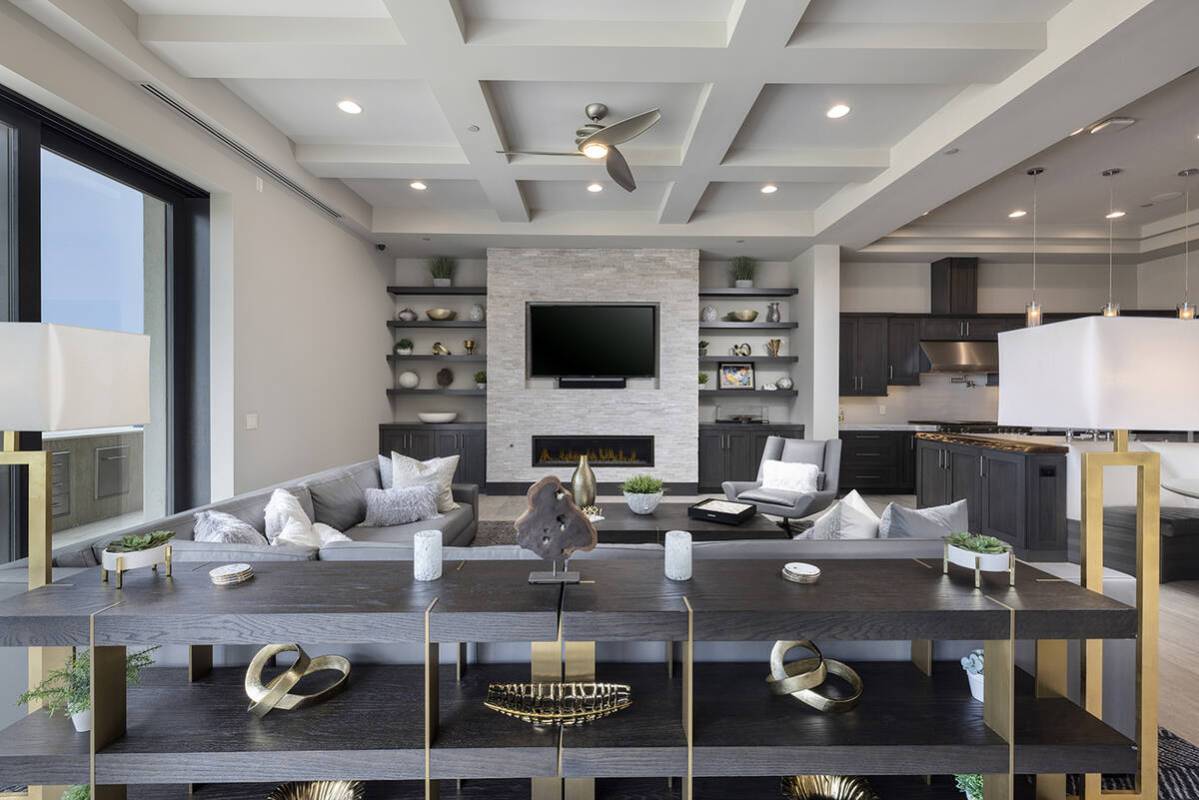 The family room. (Douglas Elliman of Nevada)