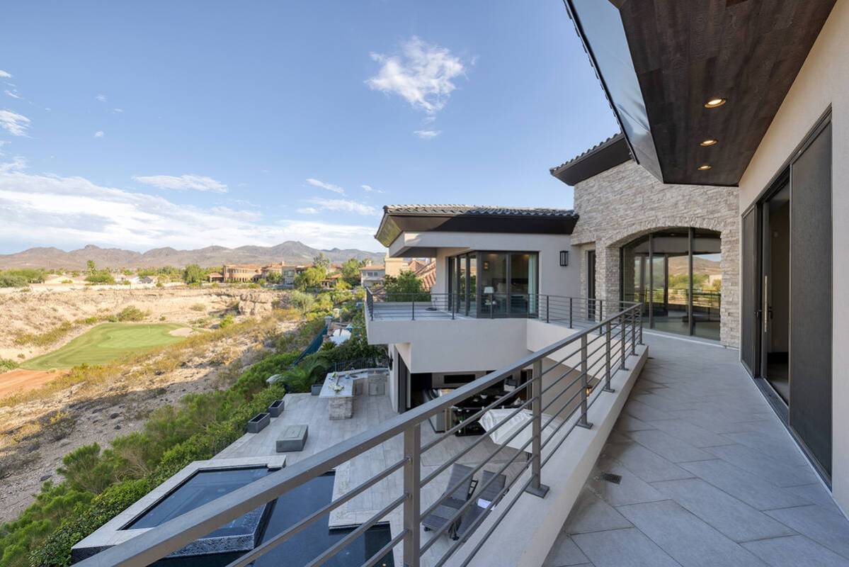 The balcony. (Douglas Elliman of Nevada)