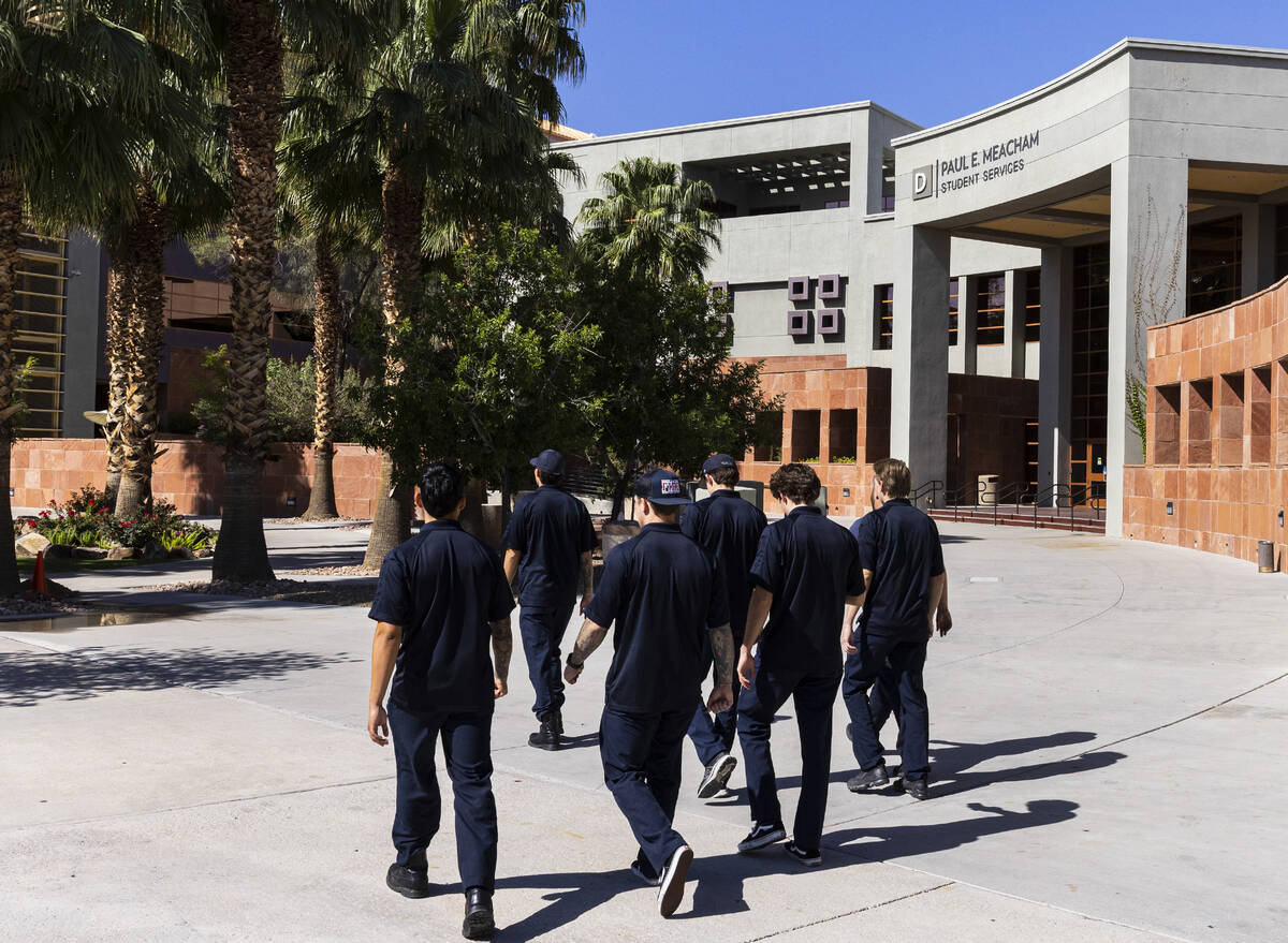 Student Services building at College of Southern Nevada at 6375 W. Charleston Blvd. is seen on ...