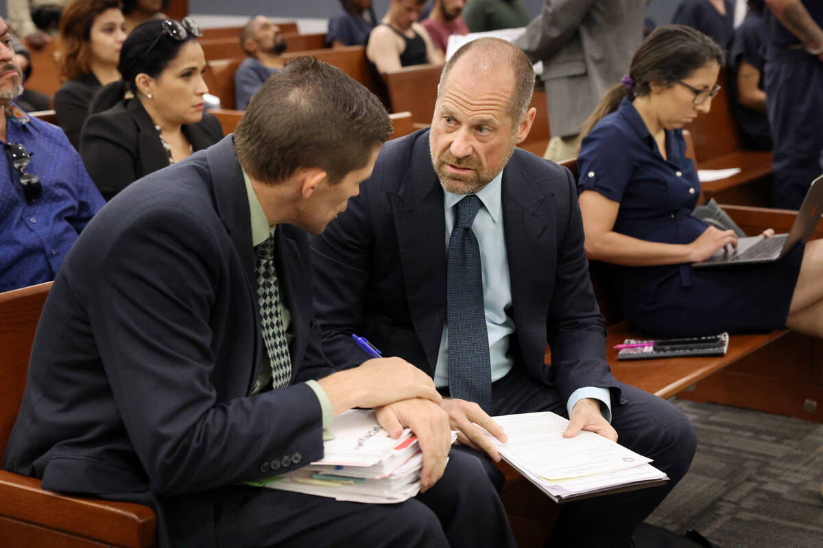 Attorney Ross Goodman, right, who represents Aiden Cicchetti who is accused of raping an uncons ...