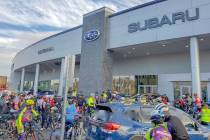 Bike riders will gather at 7 a.m. Saturday at Centennial Subaru for a memorial event in honor o ...