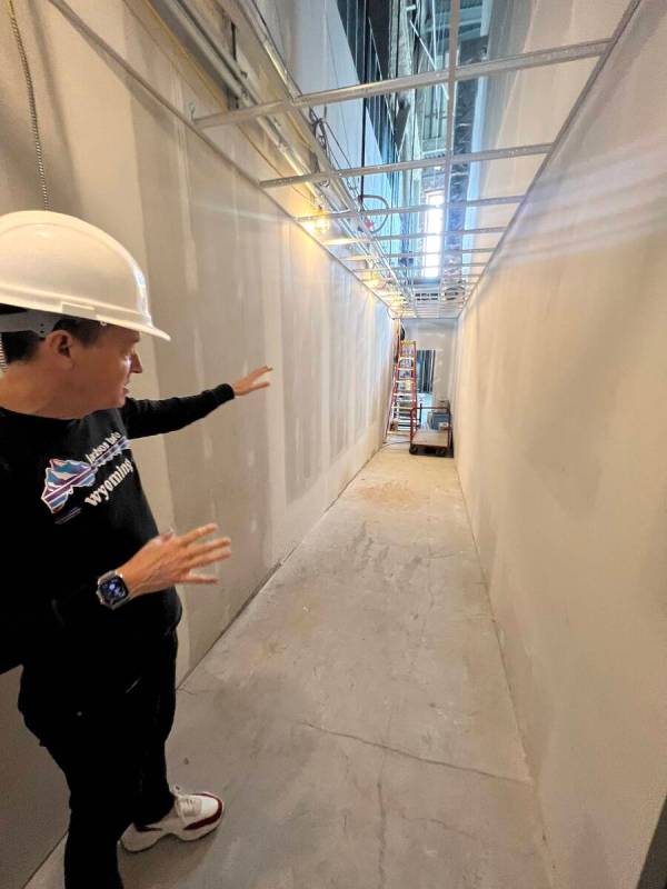 Spiegelworld founder Ross Mollison is shown inside the new Warner Theatre at Caesars Atlantic C ...