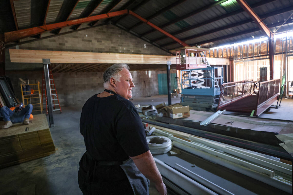 Chef-owner James Trees leads the Review-Journal on a tour of the new Esther’s Kitchen in the ...