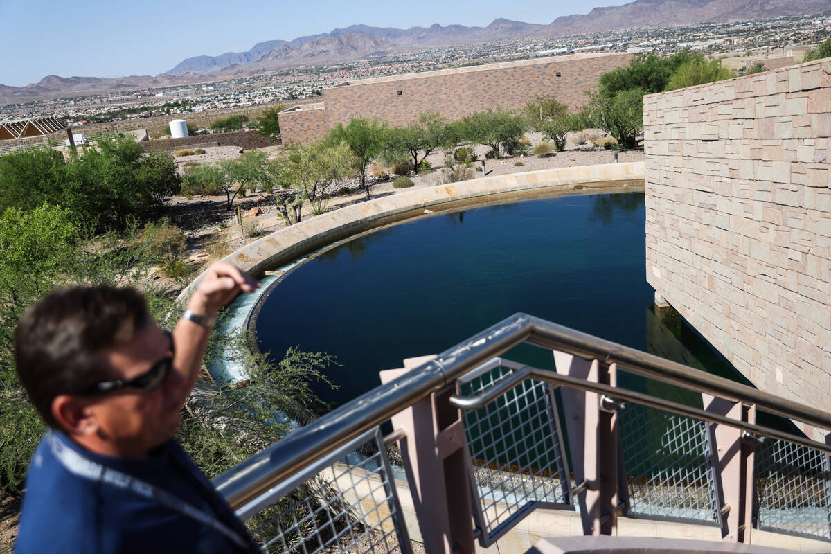 Todd Pickle, water quality and treatment division manager for the Southern Nevada Water Authori ...