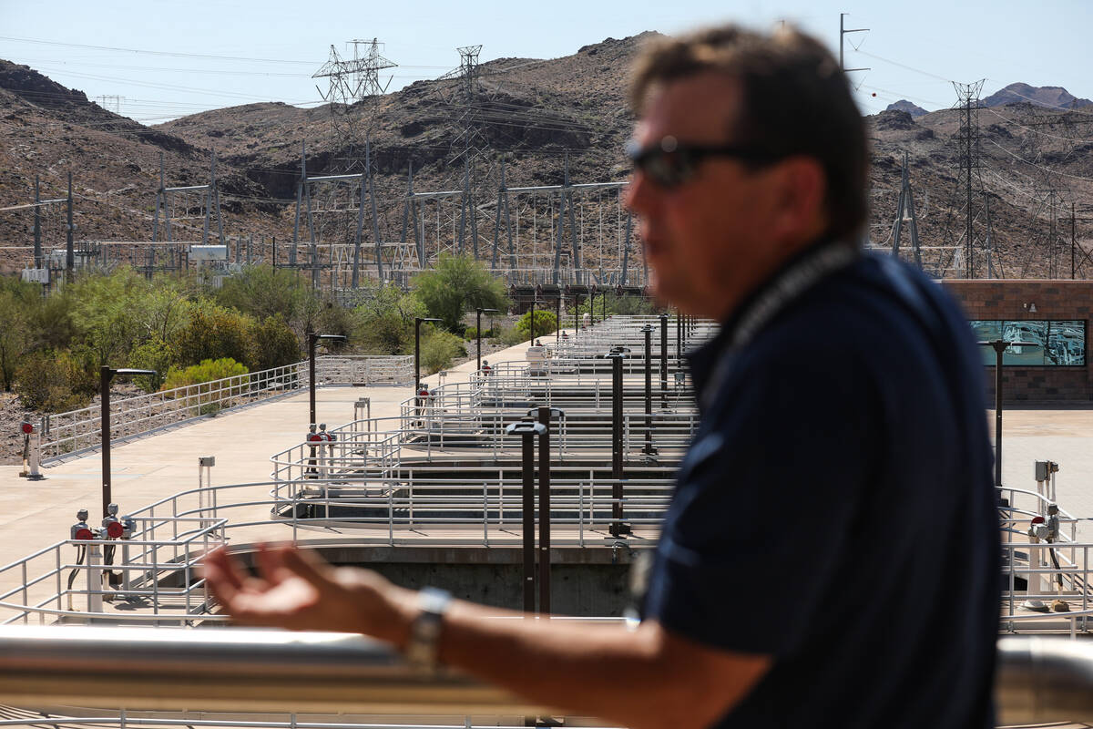 Todd Pickle, water quality and treatment division manager for the Southern Nevada Water Authori ...