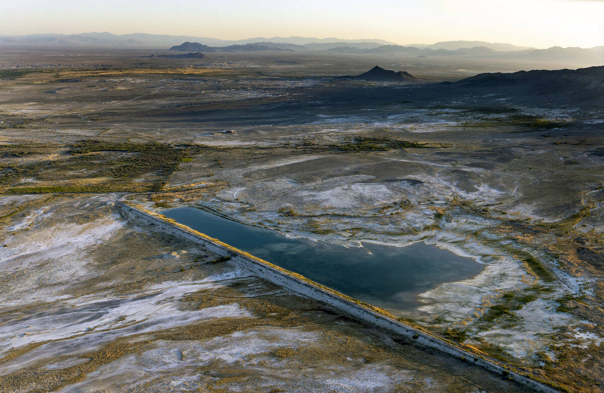 The Crystal Reservoir within the Ash Meadows National Wildlife Refuge on May 9, 2023, in Amargo ...