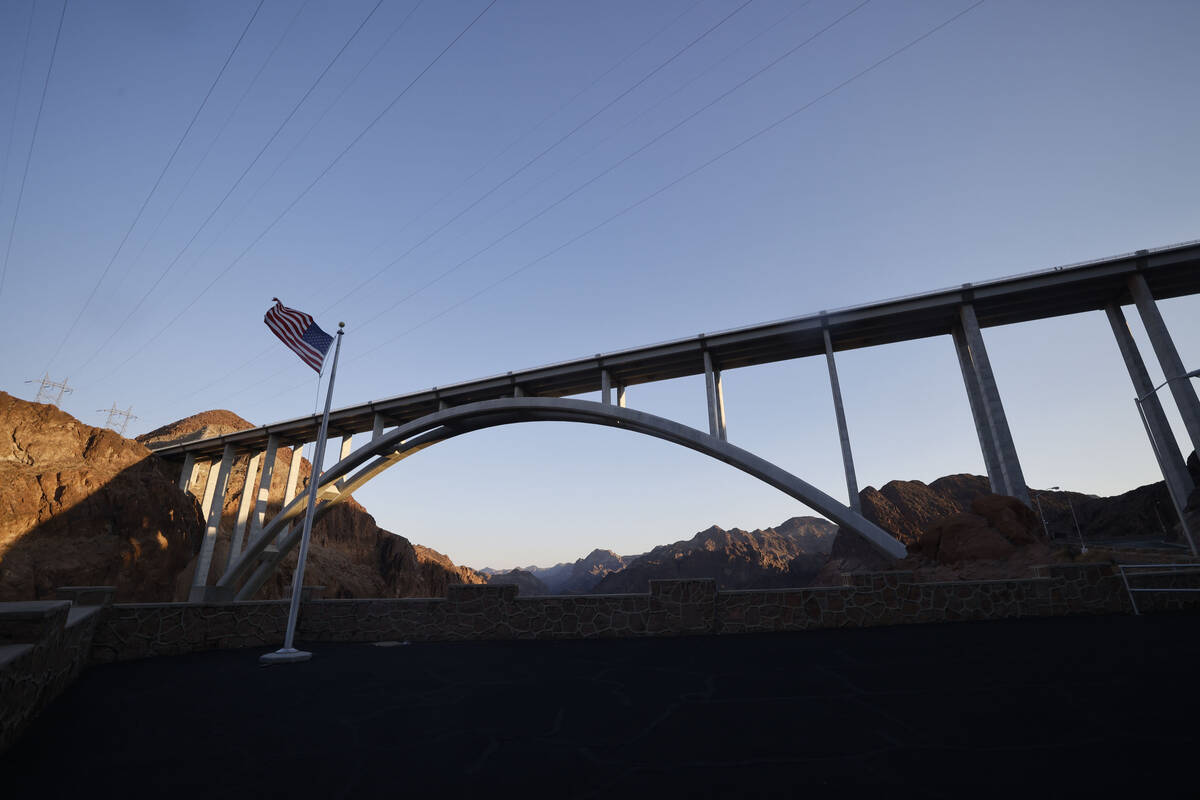 The Mike O'Callaghan-Pat Tillman Memorial Bridge is seen, Thursday, July 6, 2023, near Boulder ...