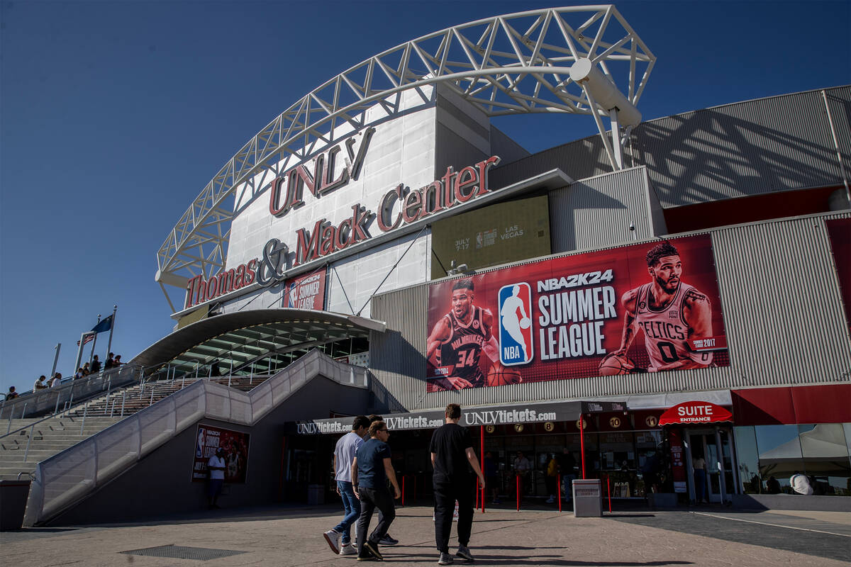 The first day of NBA Summer League is underway at the Thomas & Mack Center on Friday, July ...