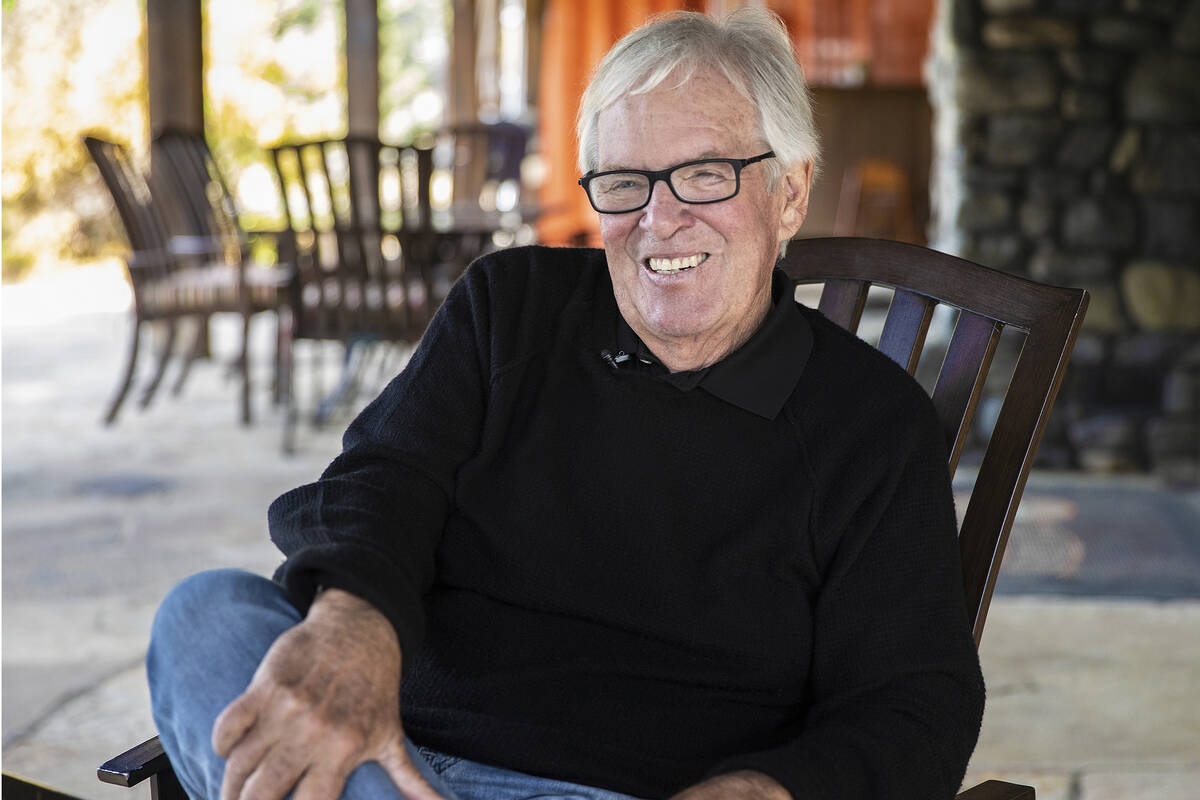 Golden Knights owner Bill Foley at Rock Creek Cattle Company on Friday, Oct. 9, 2020, in Deer L ...