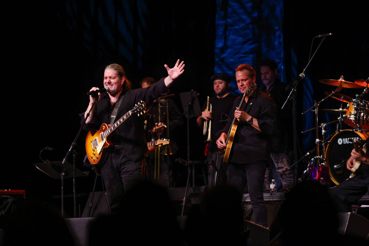 The Michael Grimm Band performs at the Michael Grimm Benefit of Love at the Silverton Casino in ...