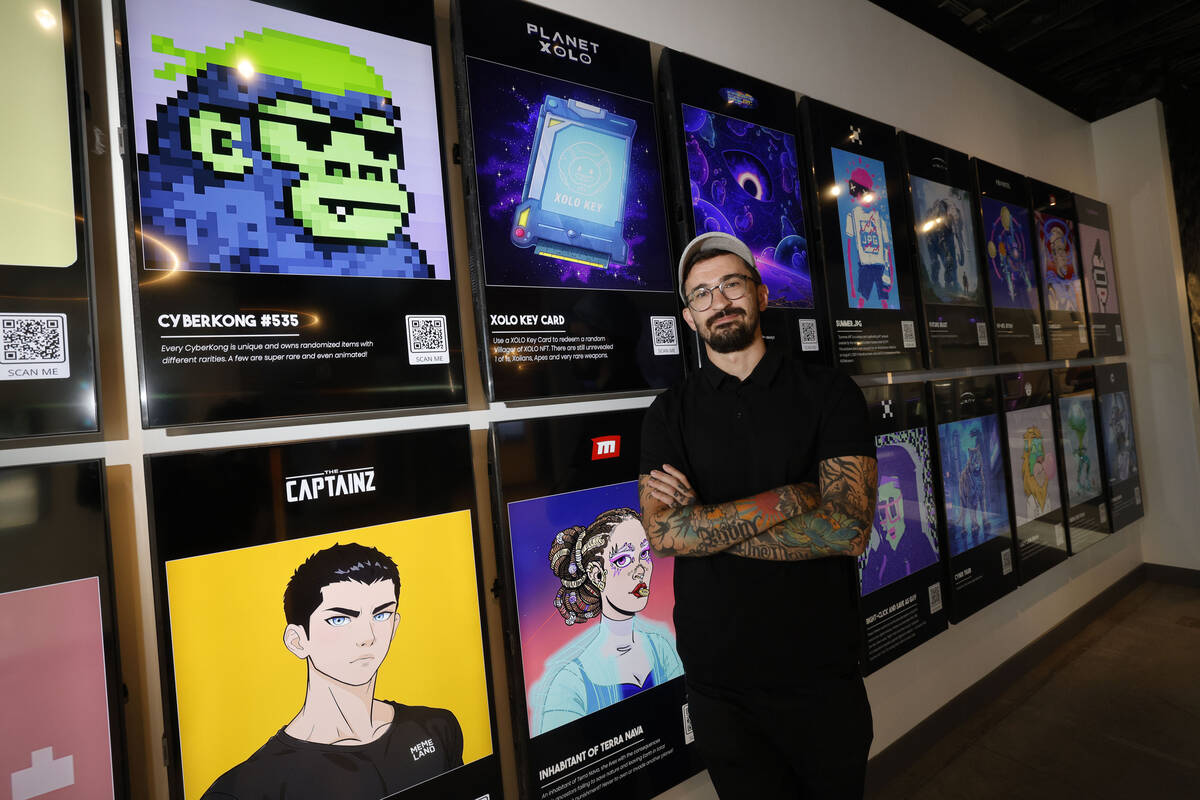 JRNY Gallery founder Tony Spark poses for a photo at his gallery on Main Street, Friday, July 7 ...