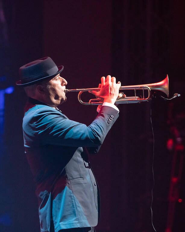 David Perrico is shown with his Pop Symphonic orchestra at Reynolds Hall at the Smith Center on ...