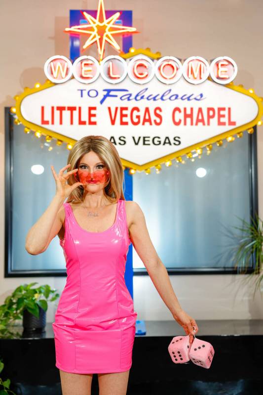 The Little Vegas Chapel has a new Barbie-inspired "Pink Dream" wedding package. (The Little Veg ...