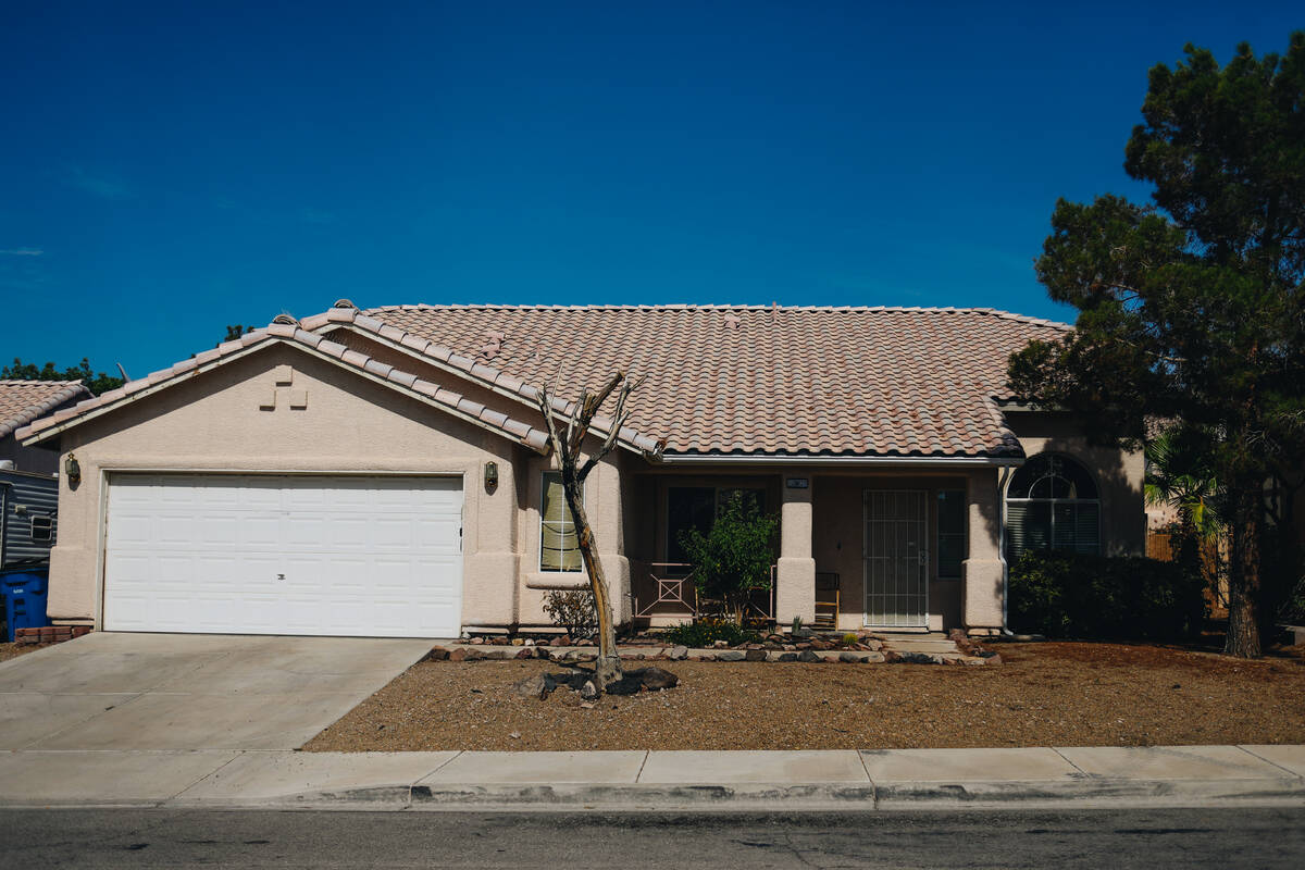 A house that was searched by police in connection with the death of Tupac Shakur is seen on Wed ...