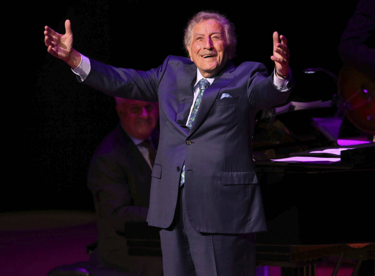 Tony Bennett performs at Atlanta Symphony Hall on Tuesday, July 24, 2018, in Atlanta. (Photo by ...