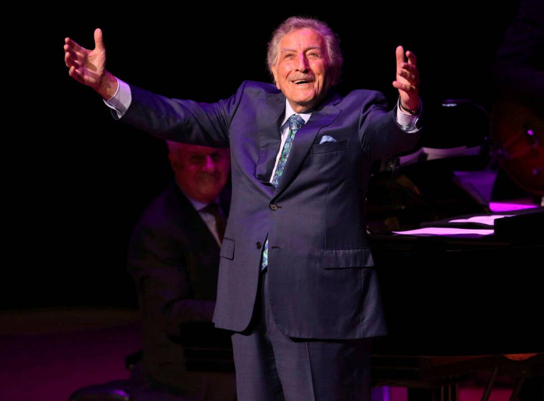 Tony Bennett performs at Atlanta Symphony Hall on Tuesday, July 24, 2018, in Atlanta. (Photo by ...